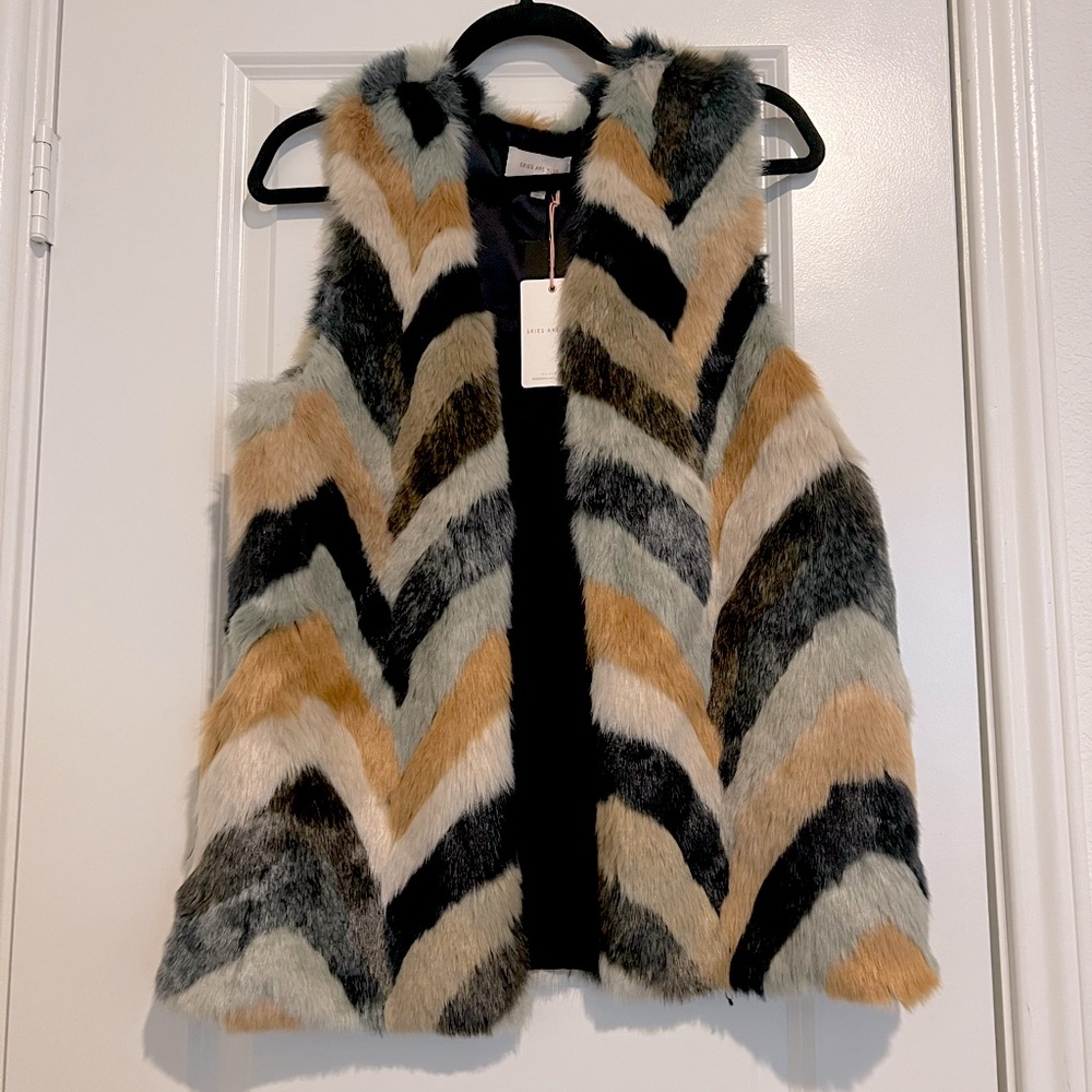 Faux Fur Vest (never worn)